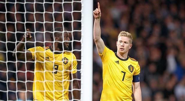 包含墨西哥强势勒沃库森，德布劳内完成帽子戏法的词条