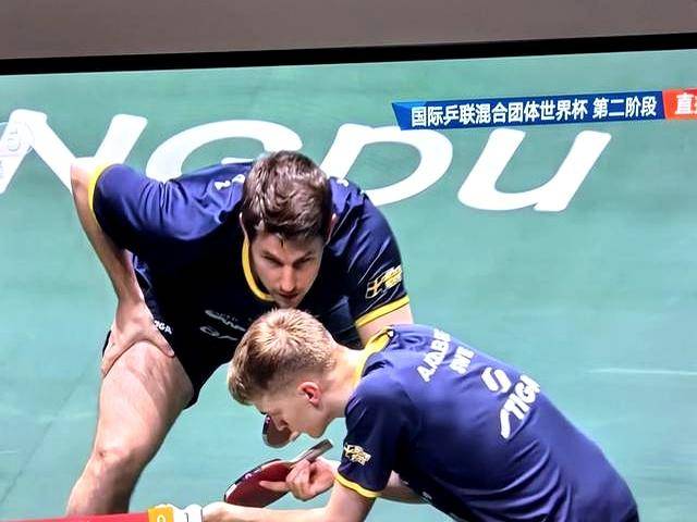 德国队完胜瑞典队，张继科关键制胜